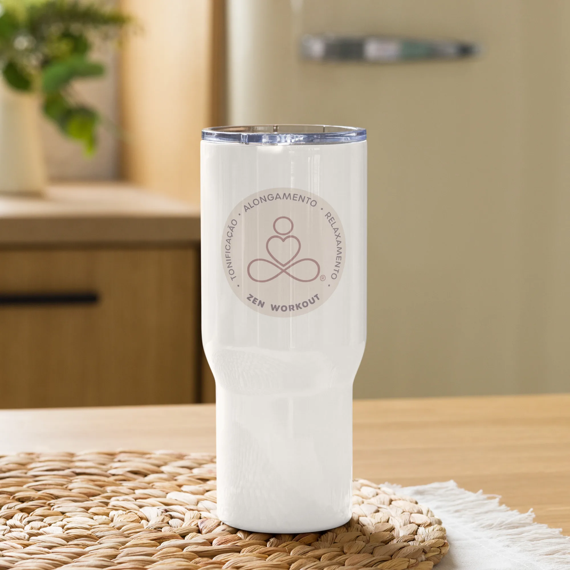 Caneca de viagem com alça